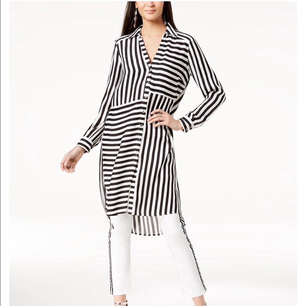 INC International Concepts Striped Tunic‎